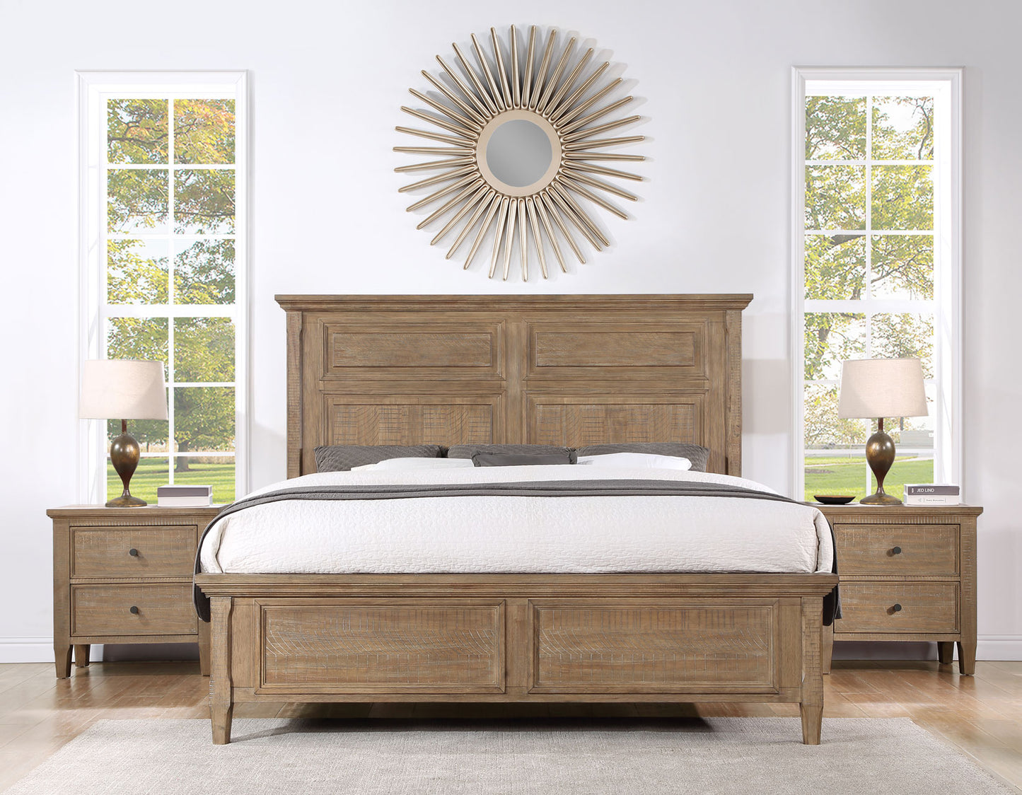 Riverdale King Panel Bed