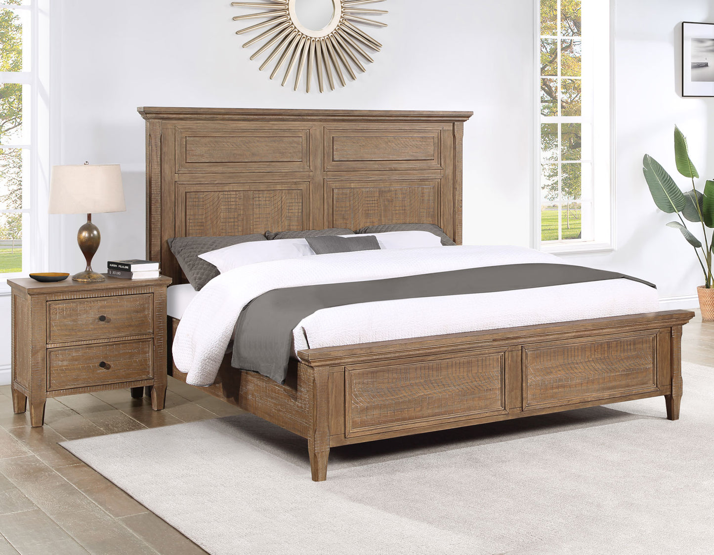 Riverdale King Panel Bed