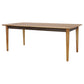 Partridge Rectangular 80-inch Dining Table Natural Sheesham