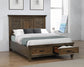 Franco 4-piece Queen Bedroom Set Burnished Oak