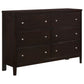 Carlton 4-piece California King Bedroom Set Cappuccino