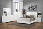 Felicity 5-piece California King Bedroom Set White Gloss