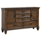 Franco 4-piece Queen Bedroom Set Burnished Oak