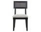 Colvin Cane Side Chair, Black