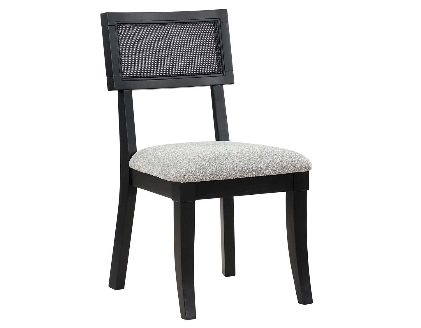 Colvin Cane Side Chair, Black