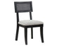 Colvin Cane Side Chair, Black