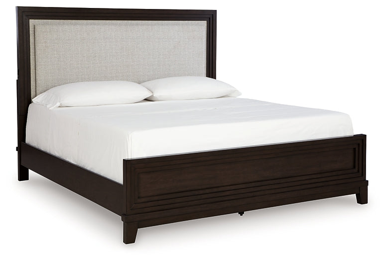 Neymorton King Upholstered Panel Bed