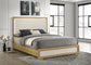 Hyland Eastern King Panel Bed LED Headboard Natural