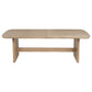 Kailani 110-inch Rectangular Wood Dining Table Beige Oak