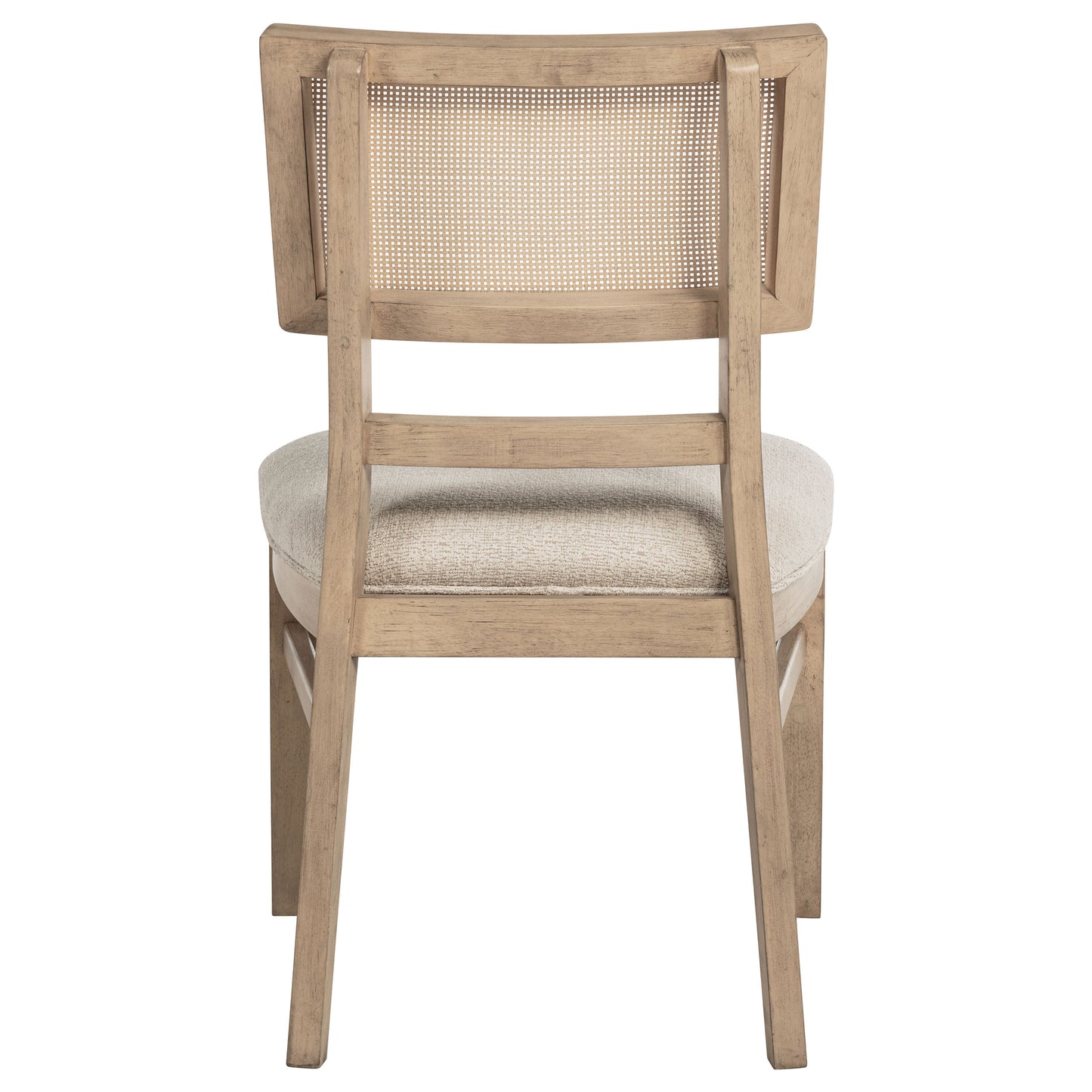 Kailani Radio Weave Cane Dining Side Chair Beige Oak