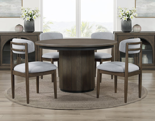 Burlington 5-Piece 52″ Round Dining Set