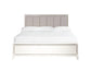 Cassie Illuminating Queen Bed, Shimmering Pearl Finish