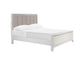 Cassie Illuminating King Bed, Shimmering Pearl Finish