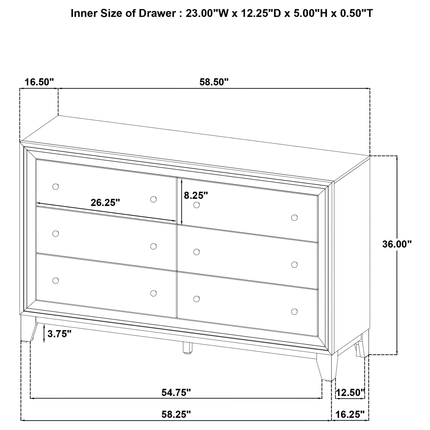 Welsley 5-piece Queen Bedroom Set Walnut