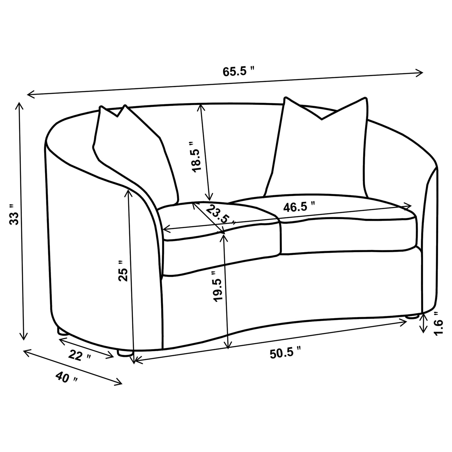 Rainn 2-piece Boucle Upholstered Sloped Arm Sofa Set Latte