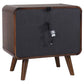 Robyn 2-drawer Nightstand Bedside Table Dark Walnut