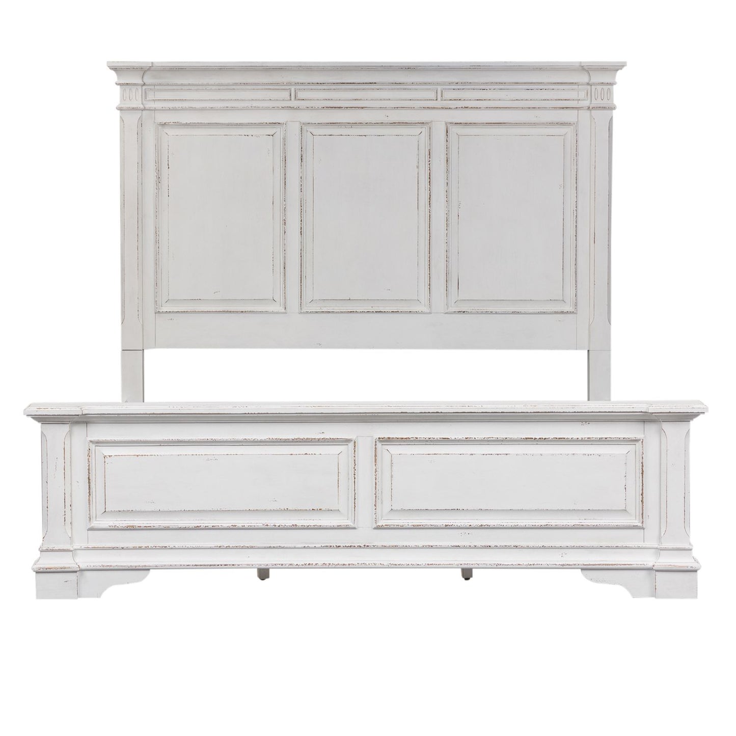 Abbey Park - King California Panel Bed, Dresser & Mirror, Chest, Night Stand