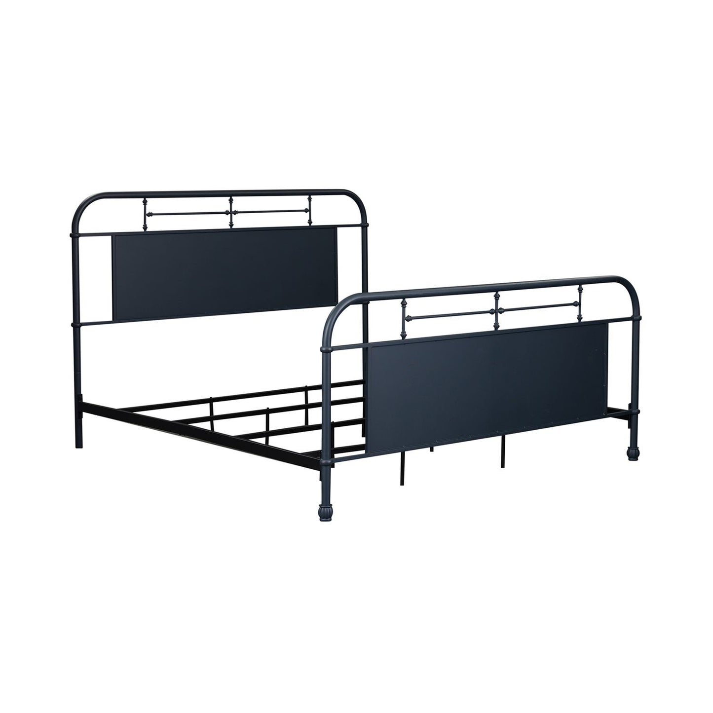 Vintage Series - King Metal Bed- Navy