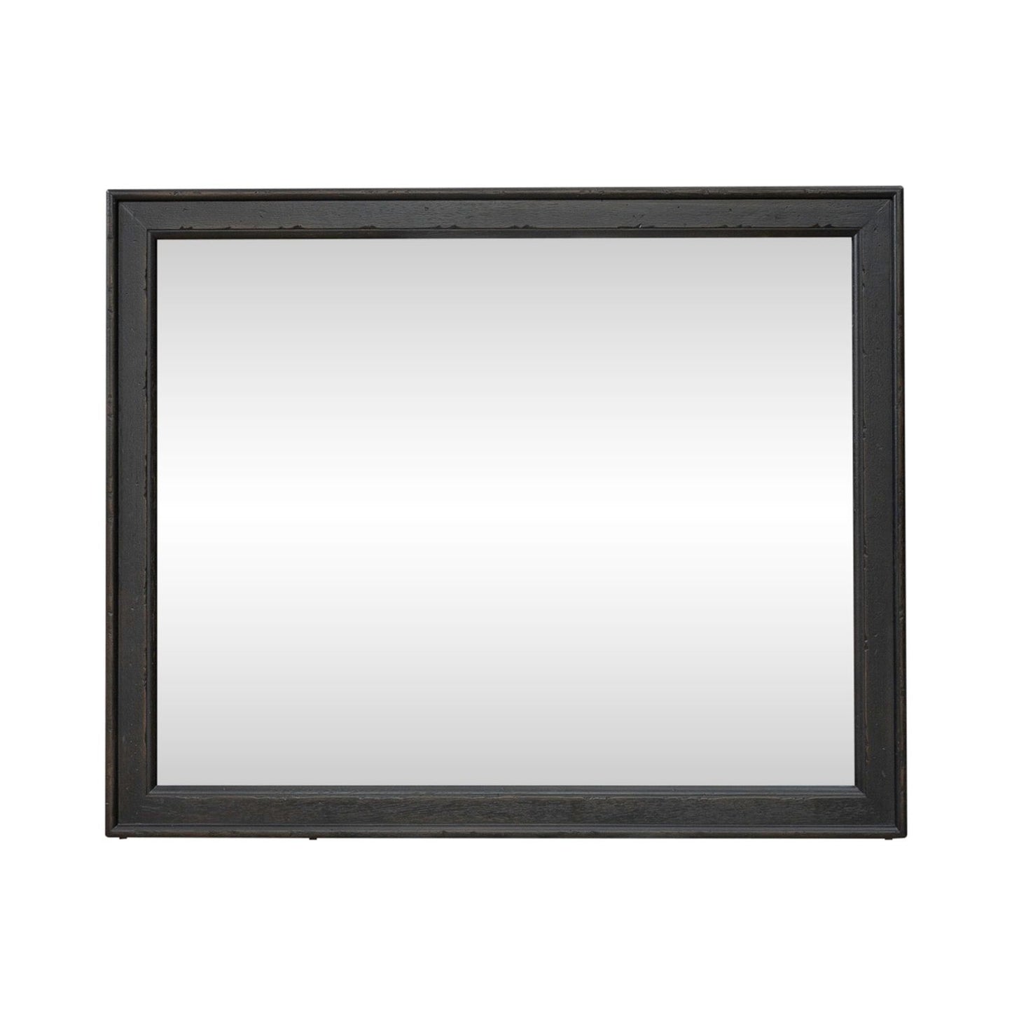 Americana Farmhouse - Landscape Mirror - Black