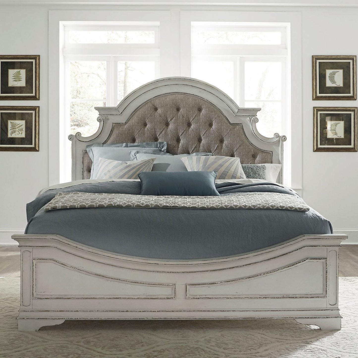 Magnolia Manor - King Upholstered Bed