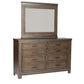 Thornwood Hills - Queen Two Sided Storage Bed, Dresser & Mirror, Chest, Night Stand