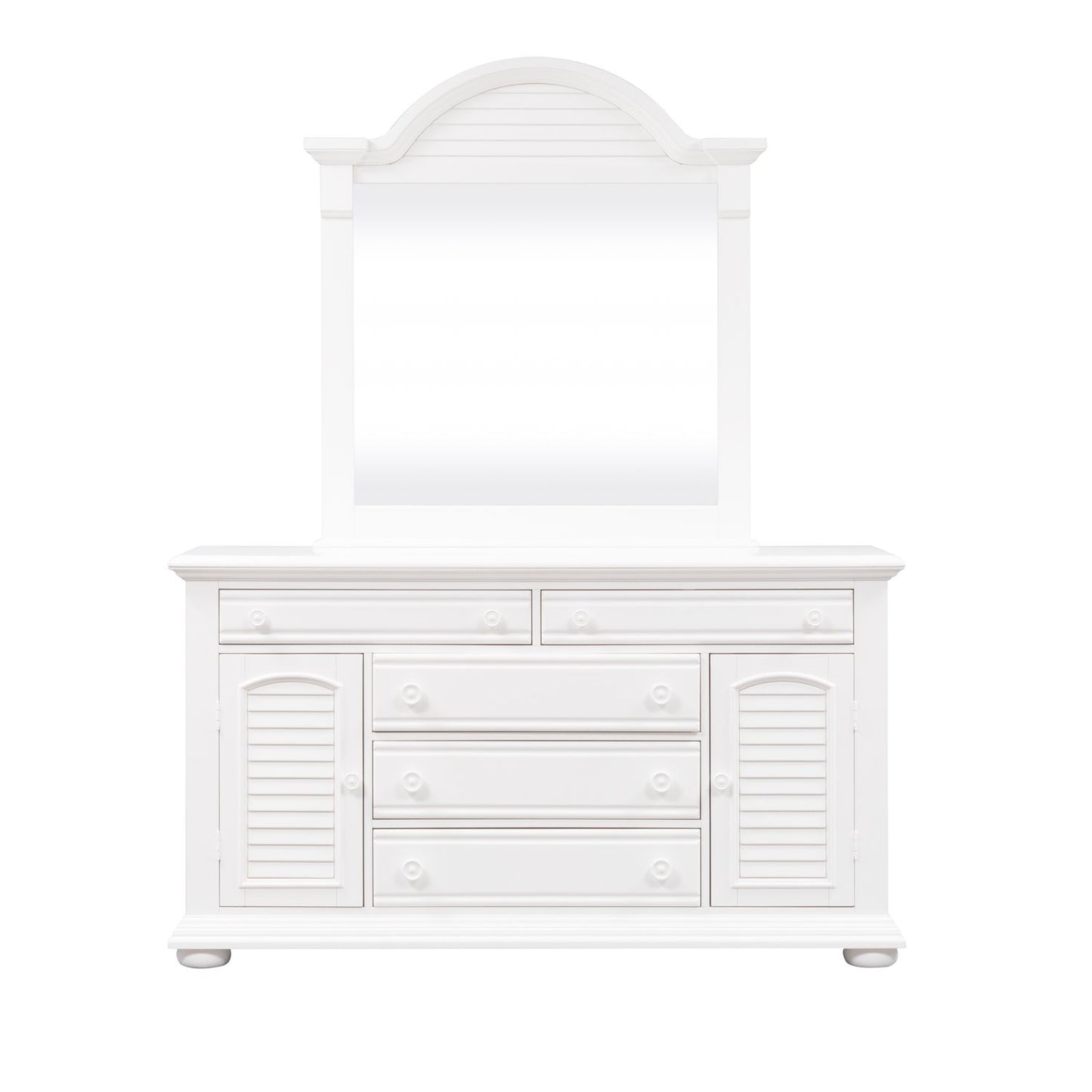 Summer House I - Queen Panel Bed, Dresser & Mirror, Chest, Night Stand