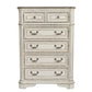 Magnolia Manor - Queen Panel Bed, Dresser & Mirror, Chest, Night Stand