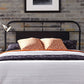 Vintage Series - Queen Metal Bed - Black