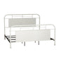 Vintage Series - King Metal Bed - Antique White