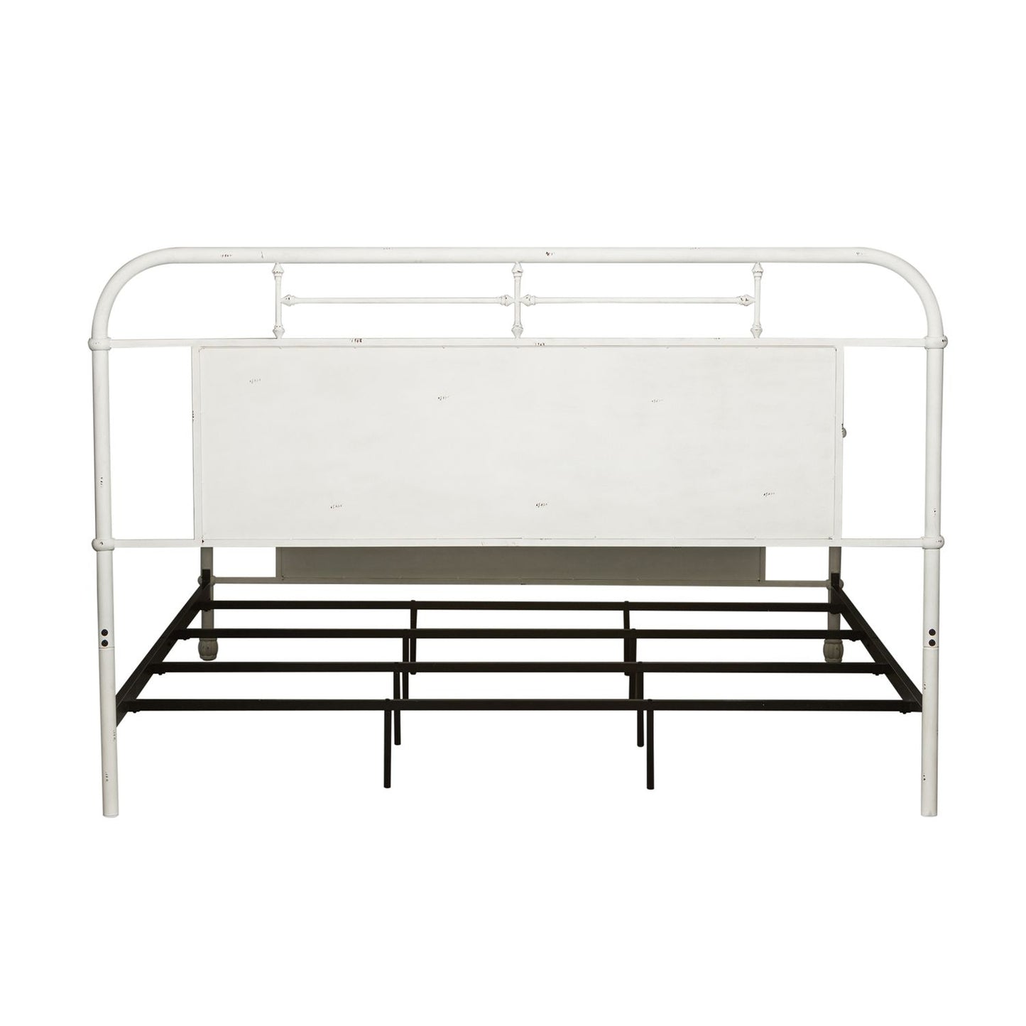 Vintage Series - King Metal Bed - Antique White