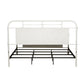 Vintage Series - King Metal Bed - Antique White