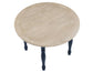 Darcy 42" Round 5-Piece DIning Set, Midnight Blue and Natural Finish