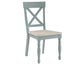 Darcy 42" Round 5-Piece DIning Set, Mint Green and Natural Finish