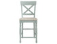 Darcy Solid Wood 24" Counter Stool, Mint Green and Natural Finish