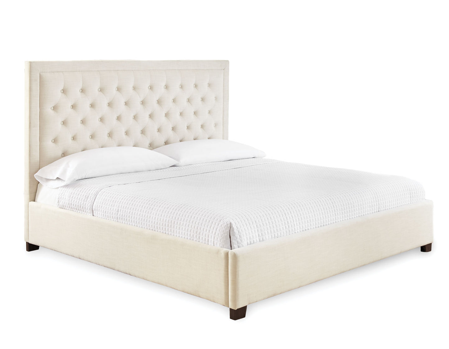 Isadora King Bed, White