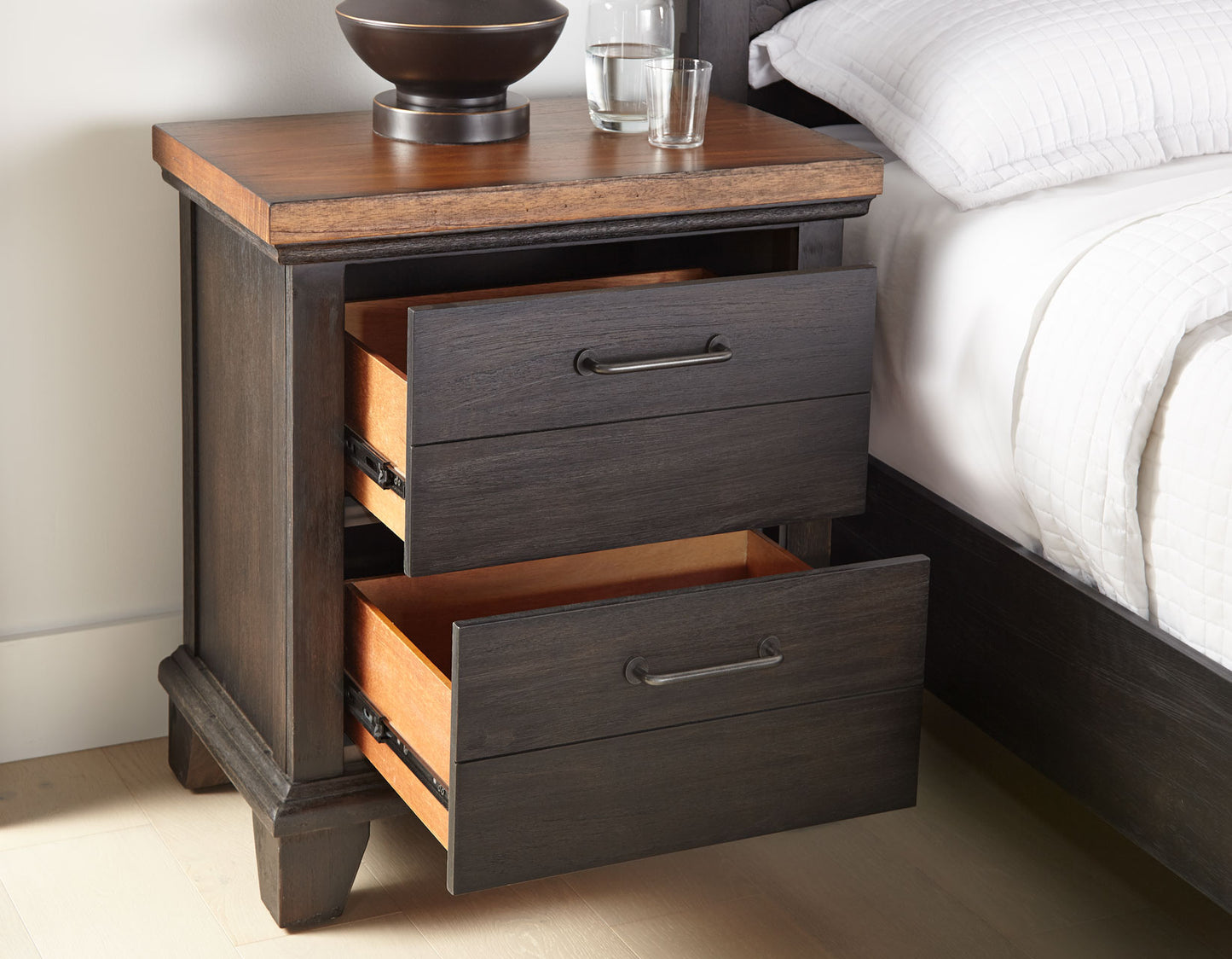 Bear Creek Dresser and Mirror, Brown