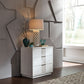 Mirage - King California Panel Bed, Dresser & Mirror, Night Stand