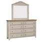 Farmhouse Reimagined - Queen Sleigh Bed, Dresser & Mirror, Night Stand