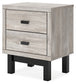 Vessalli King Panel Bed with Mirrored Dresser and 2 Nightstands