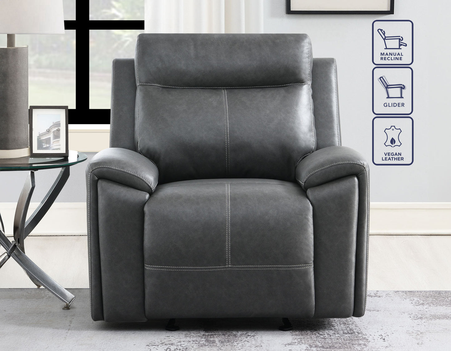 Gaston Manual Glider Recliner