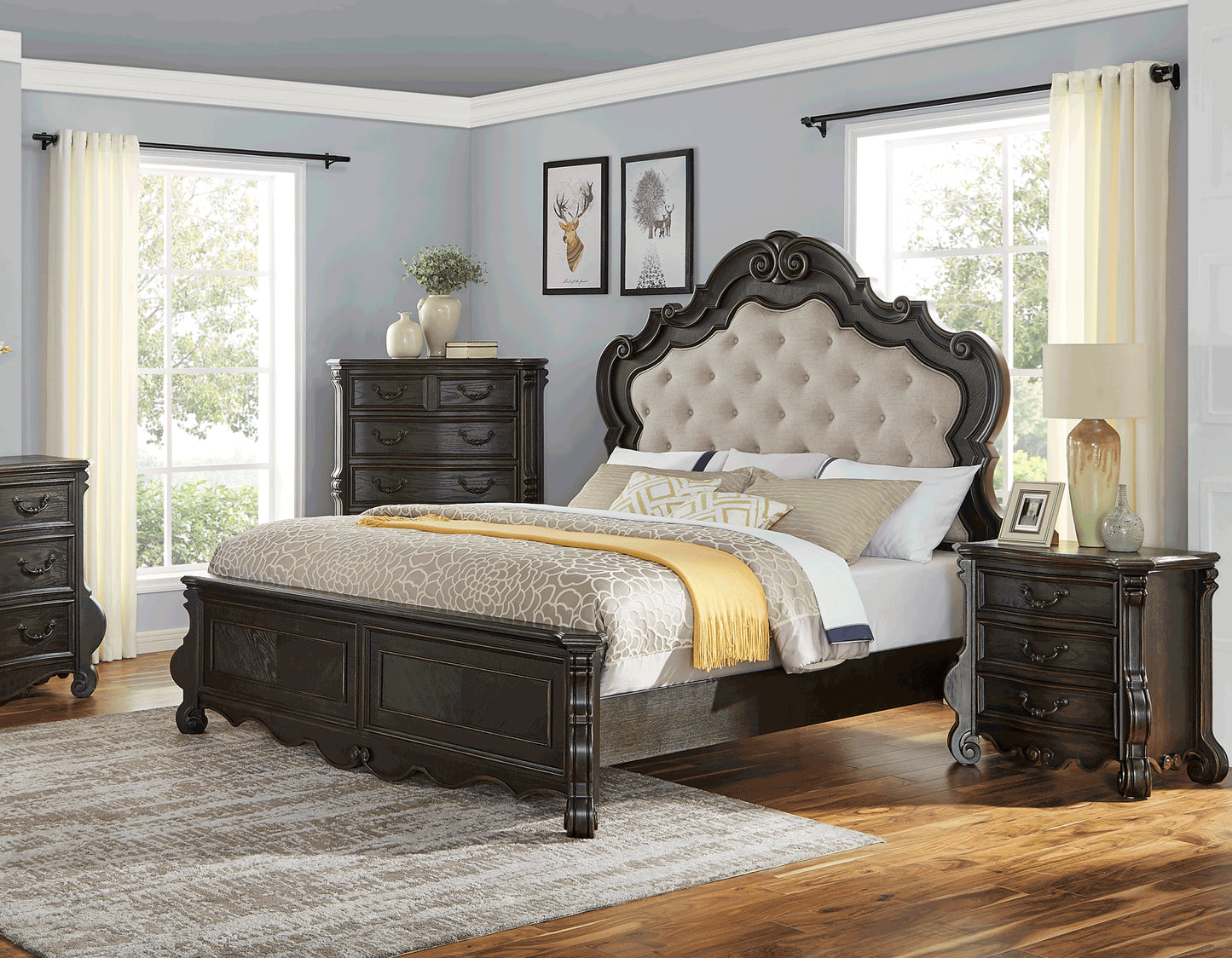 Rhapsody King Panel Bed