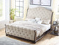 Rhapsody Sleigh 4-Piece Queen Set(Q Bed/NS/Dresser/Mir)