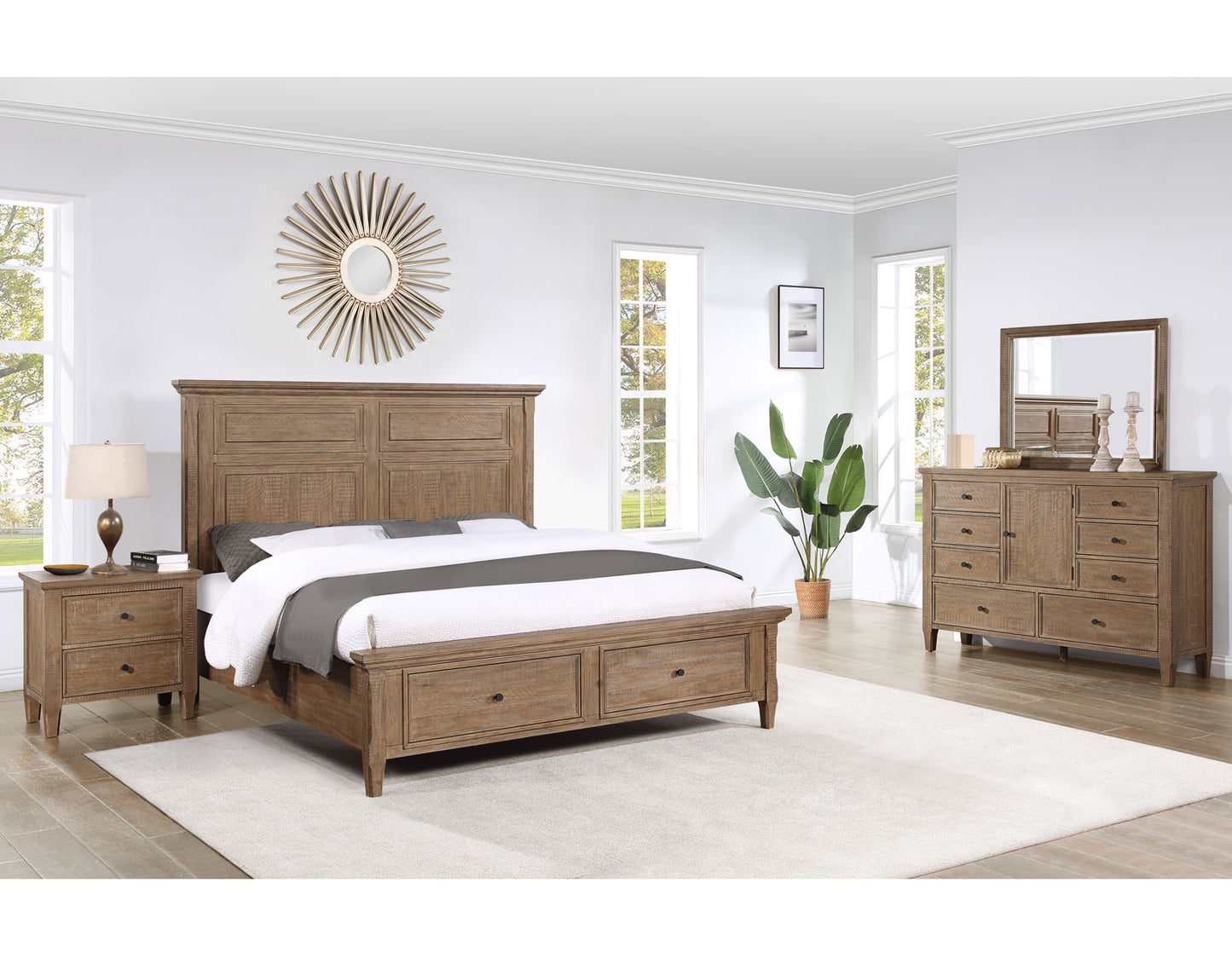 Riverdale 4-Piece Queen Storage Bedroom Set