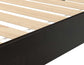 Nix King Platform Bed, Black