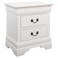 Louis Philippe 4-piece Queen Bedroom Set White