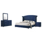 Melody 4-piece California King Bedroom Set Pacific Blue