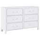 Anastasia 4-piece Queen Bedroom Set Pearl White