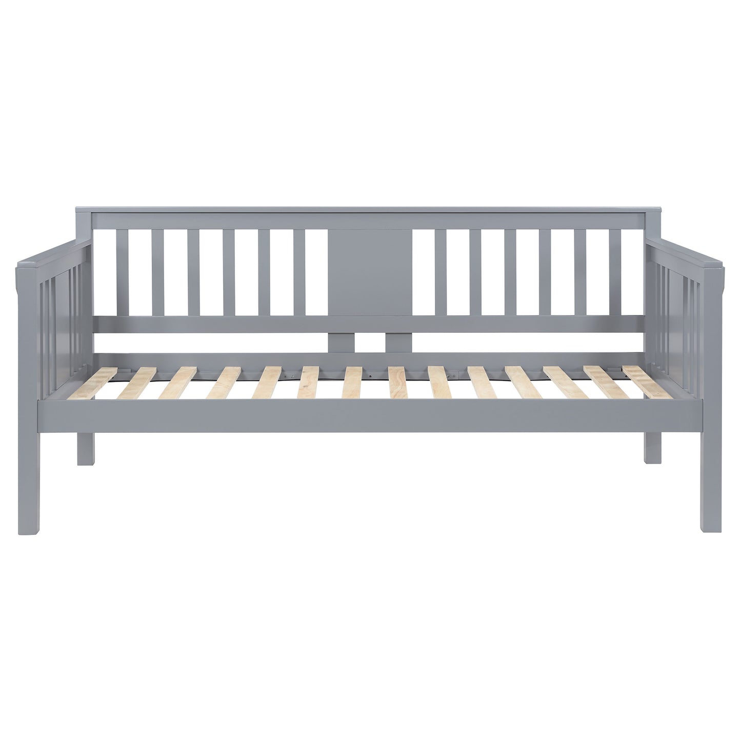 Bethany Wood Twin Daybed with Drop-down Tables Grey