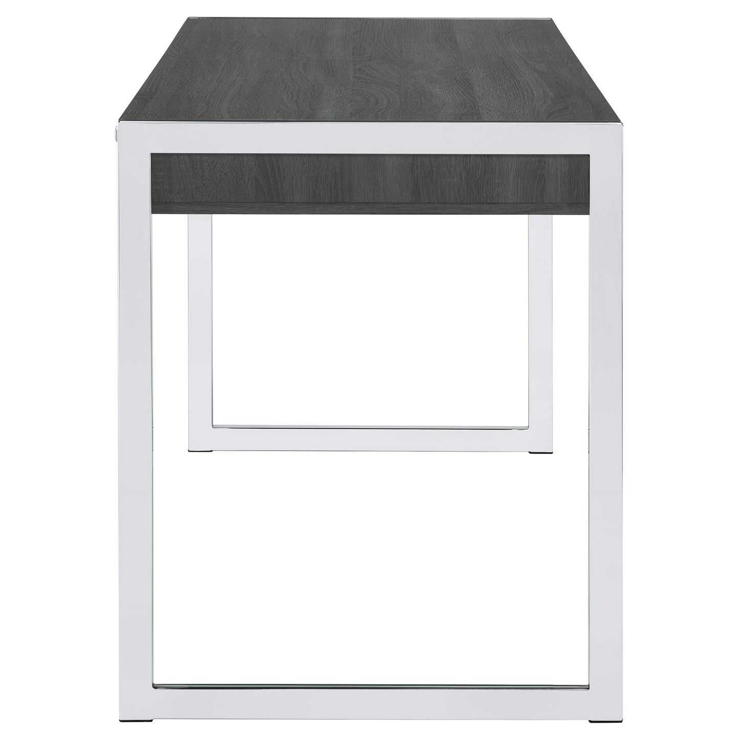 Wallice 49-inch 2-drawer Writing Desk Weathered Grey